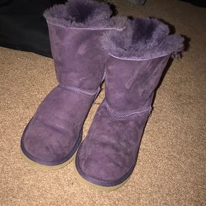 Purple Bailey Bow Uggs